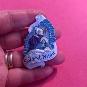 Silent Night Nativity Magnet